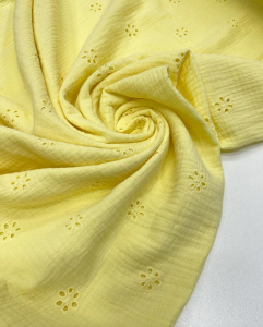 Муслин с вышивкой