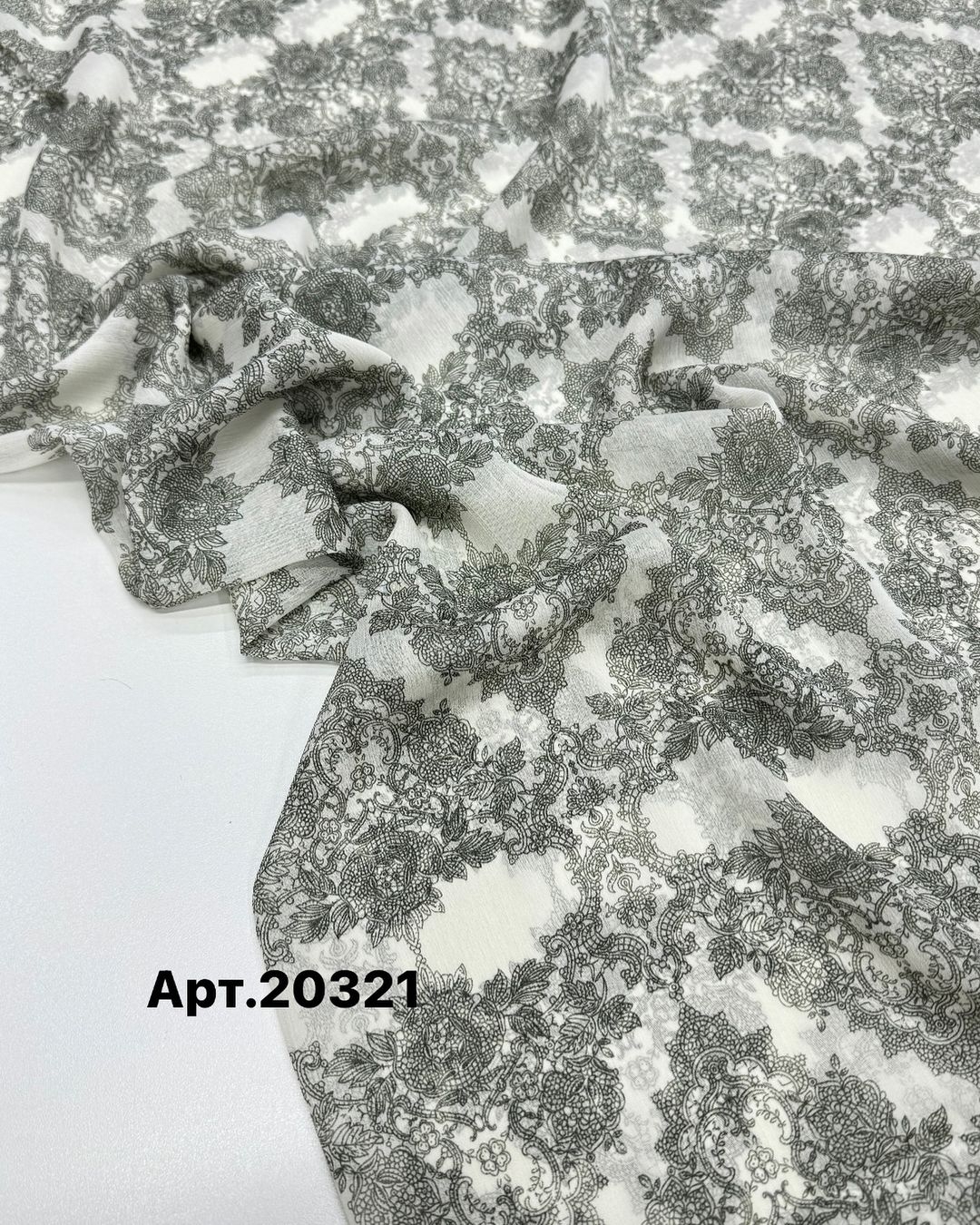 Шифон крэш жаккард