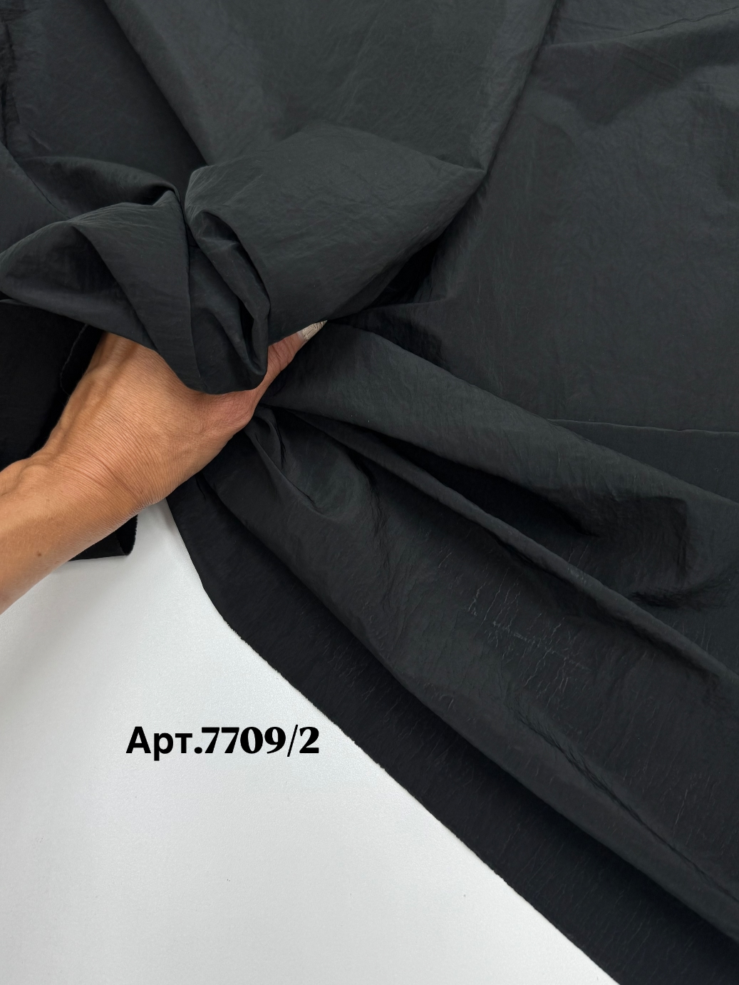 Курточная ткань чёрный