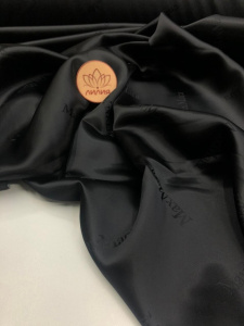 Вискоза подкладочная Чёрная