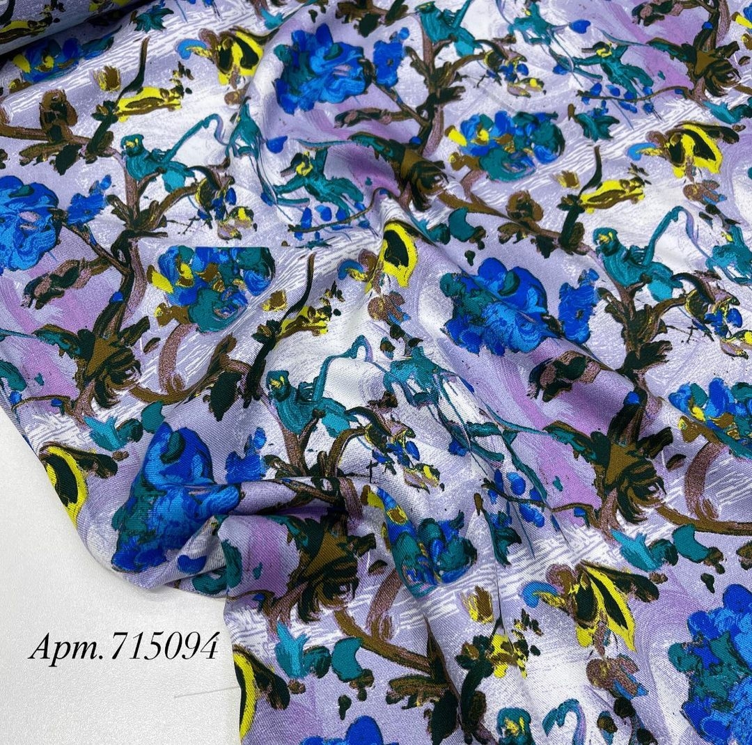 Вискоза цветы