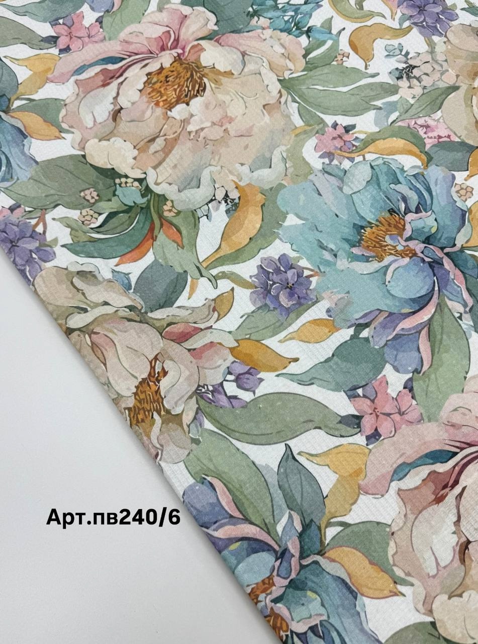 Вафельное полотно диджитал белый