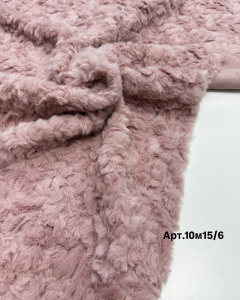 Эко мех розовый