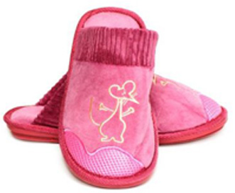 Домашние Тапочки Розовый Рай