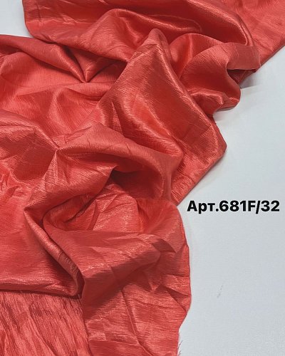 Ацетат плательная цвет:коралл