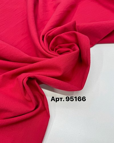 хлопок стоунвош красный   95166. цвет: красный