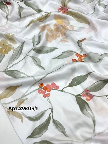 тенсель постельный 29к03/1. цвет: цветы 1