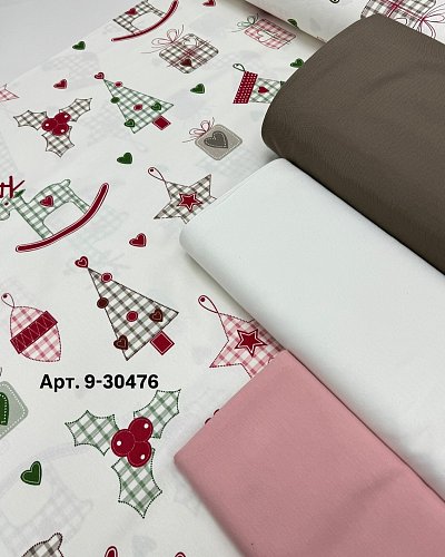 дак 180см, 65хб,35пэ,220гр, нг белый фон/игрушки