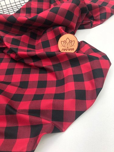 рубашечная  zarano chess chk-d02. цвет: клетка черно-красная