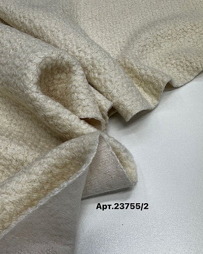 шерсть трикотажная  артикул: 23755/2. цвет: ваниль