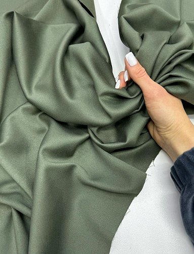 креп костюмный 205 гр/м.2 арт 11016. цвет: зеленый