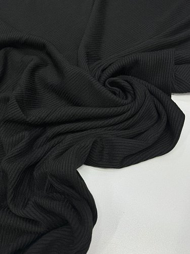 Трикотаж мей мей  лапша черный арт 23031/4