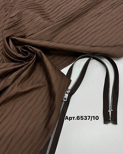 Курточная гофре  цвет: шоколад