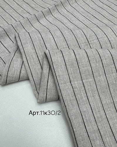 Лен полоска, 100 лен, 175гр, артикул: 11к30/2