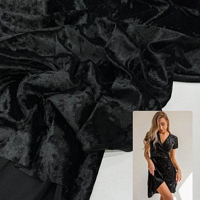 Бархат Крэш Мраморный  арт 7291