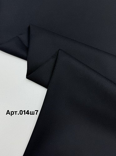 Шерсть костюмная  Черный. арт 014ш7
