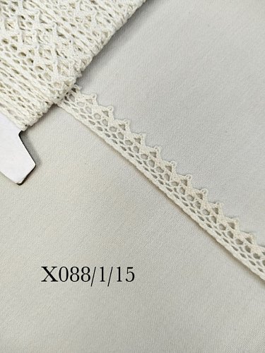 Кружево на коклюшках 10 мм арт.Х088/1/15 молочный