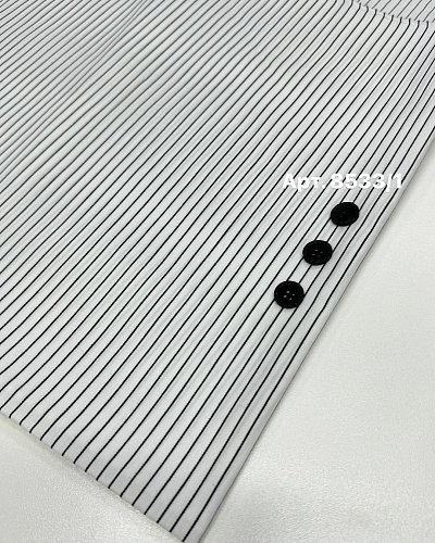 хлопок сорочечный 115гр арт 8533/1. цвет: полоска черная